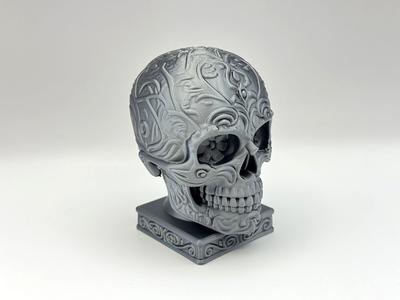 Ornate Skull Bust