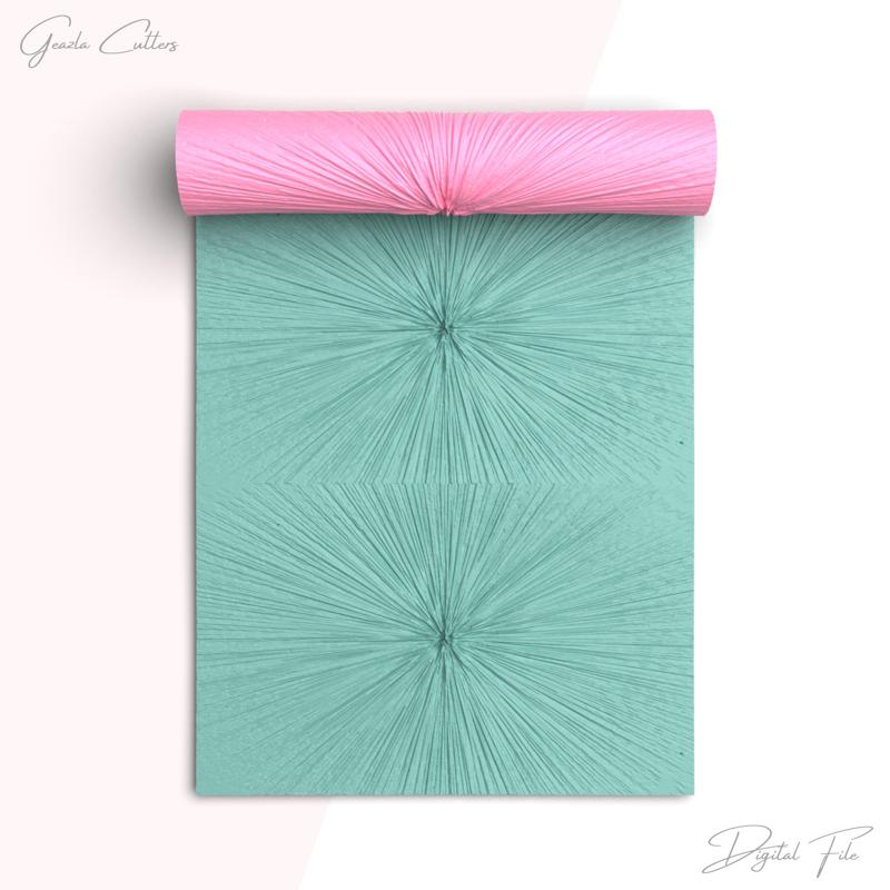 Sparkle Effect Texture Roller For Polymer Clay, Diamond Clay Texture Rolling Pin, Clay Tool, No:1444