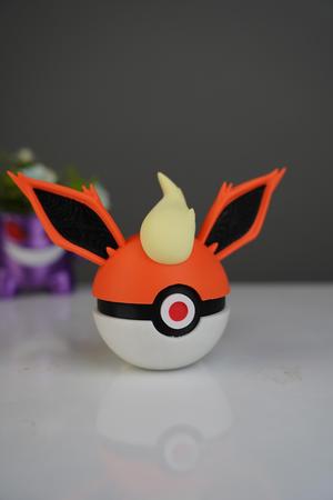 Flareon Pokeball - Multipart