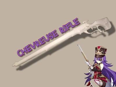 STL FILE | Genshin Impact - Chevreuse Rifle -weapon for cosplay / prop weapon
