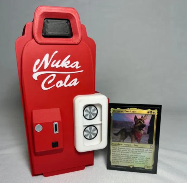 Nuka Cola Vending Machine MTG Commander Deck Box