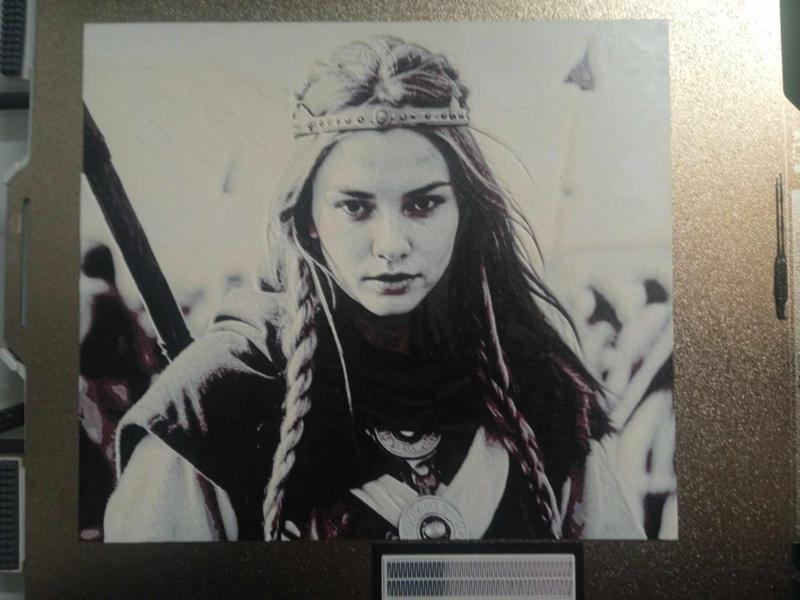 Viking woman, hueforge