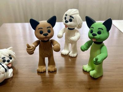 Modular Jointed Dogs