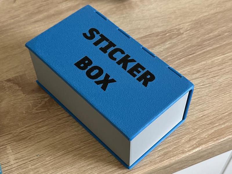 Sticker Box - Embedded Magnets