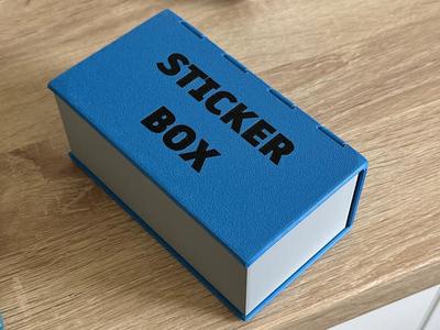Sticker Box - Embedded Magnets