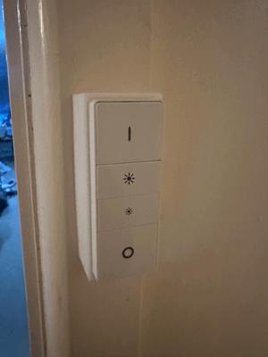Phillips HUE Dimmer V1 older AU Switch Cover 70x32mm (1 switch)