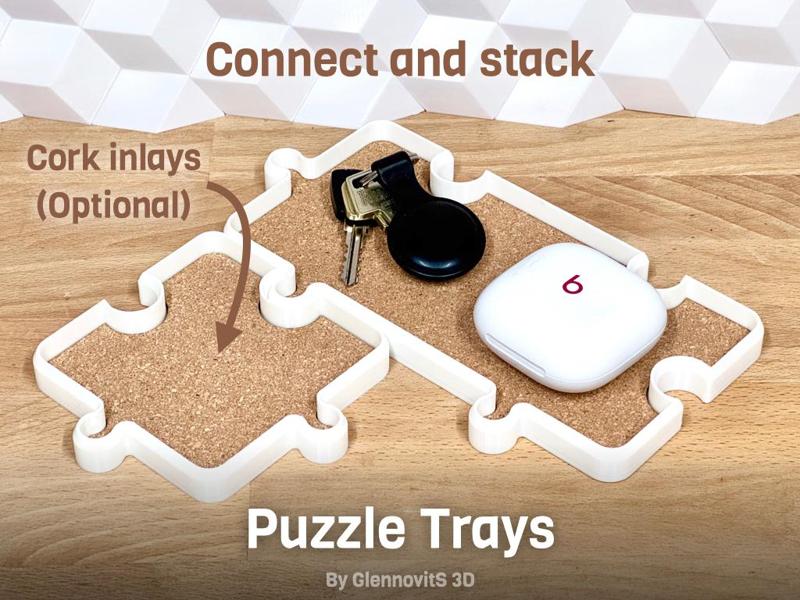Puzzle Trays – Modular Catch-All System