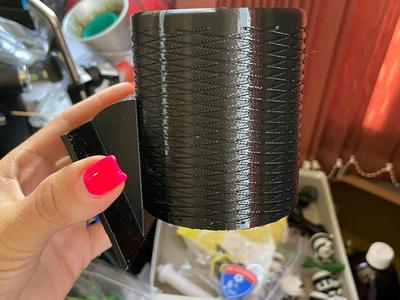 Cup holder for angled mount