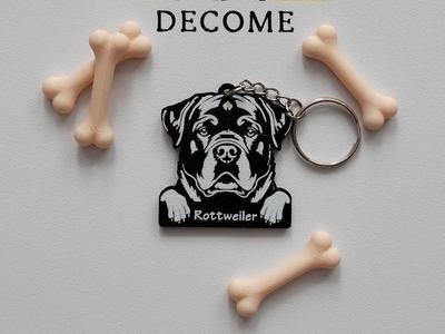 Rottweiler keychain