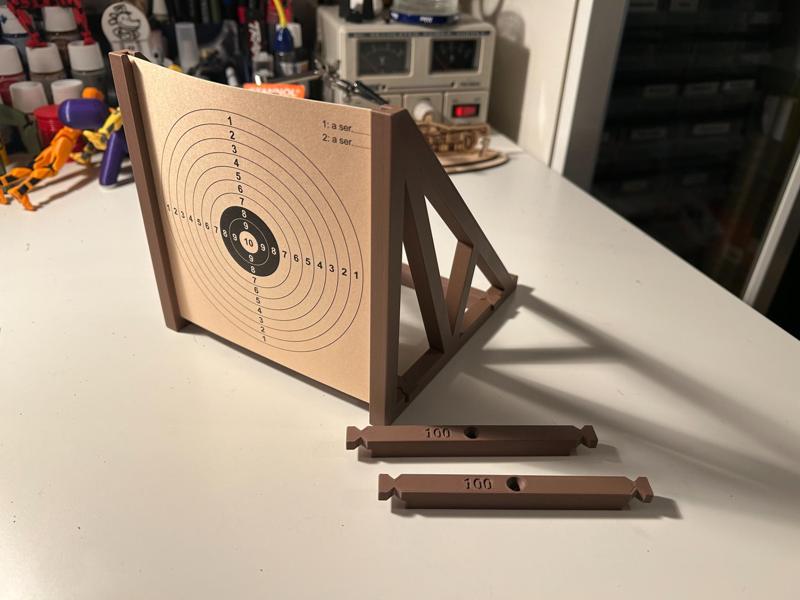 Target holder (foldable) - 100mm / 140mm / 170mm