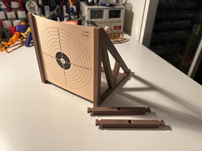 Target holder (foldable) - 100mm / 140mm / 170mm