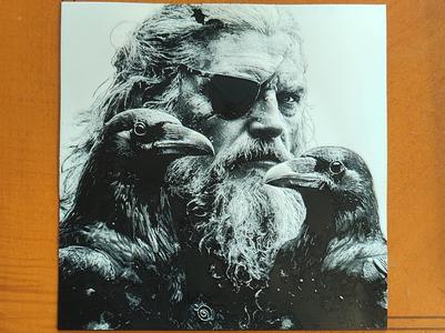 Odin with Huginn and Muninn - Hueforge