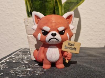 Angry Panda with Shield