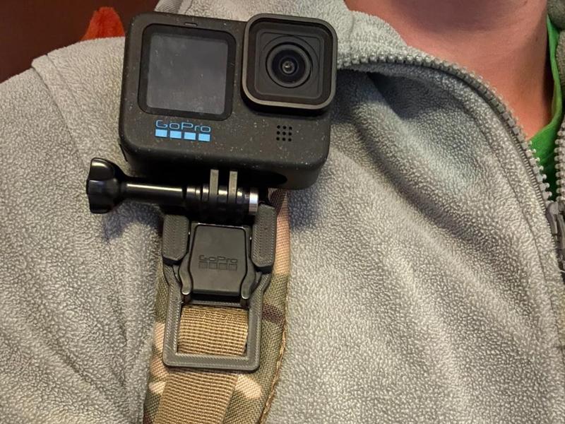 Gopro bag strap buckle mount