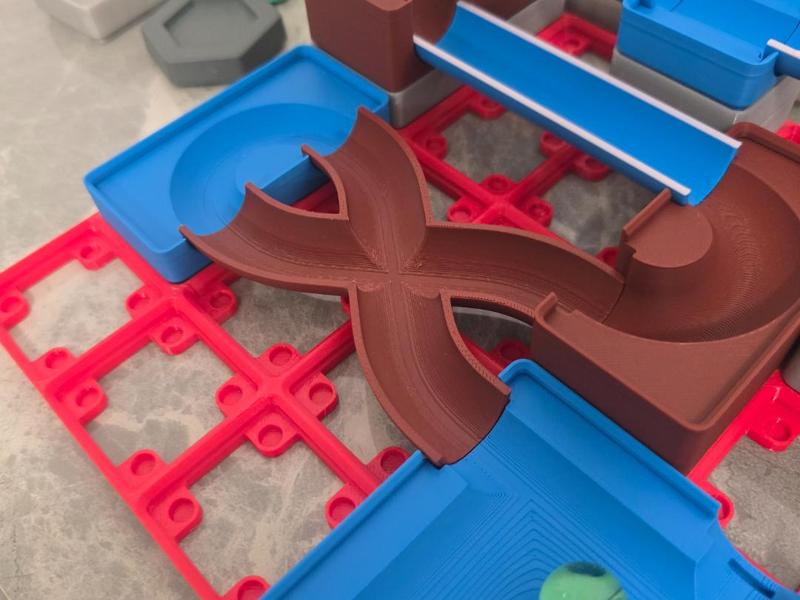 Gridfinity Marble Run Expansion: Crossing track