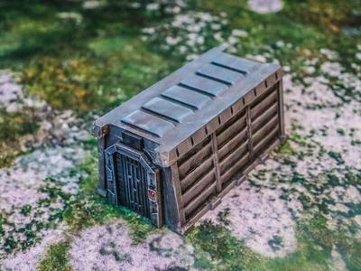 Wargaming Tabletop Terrain Bunker SciFi 40k Grim
