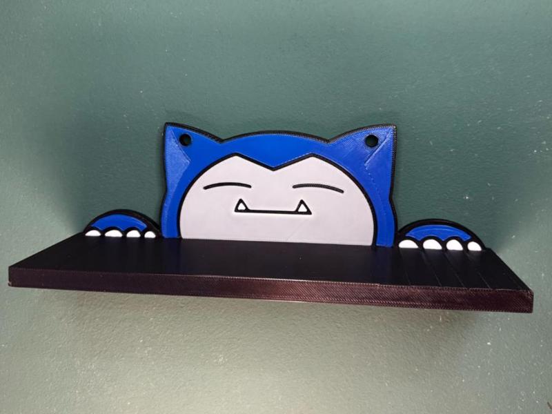 Pokemon Snorlax Shelf