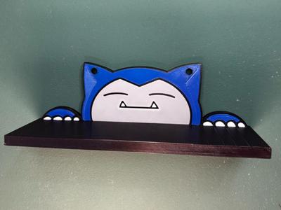 Pokemon Snorlax Shelf