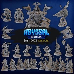 Titan Forge Miniatures - 2022 - July - Abyssal Merfolks