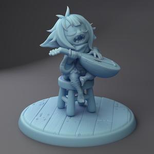 Gaz, the Goblin bard