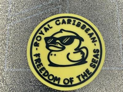 ROYAL CARIBBEAN FREEDOM OF THE SEAS DUCK COIN 