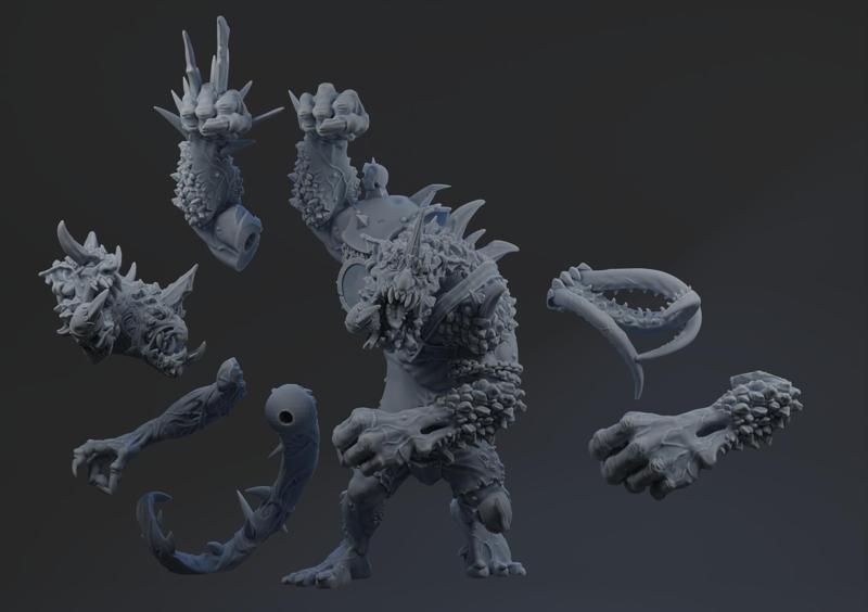 Fantasy Football Mutated Troll -presupported
