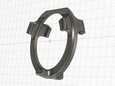 Iris-Clip for Decathlon Solognac Shooting Frame
