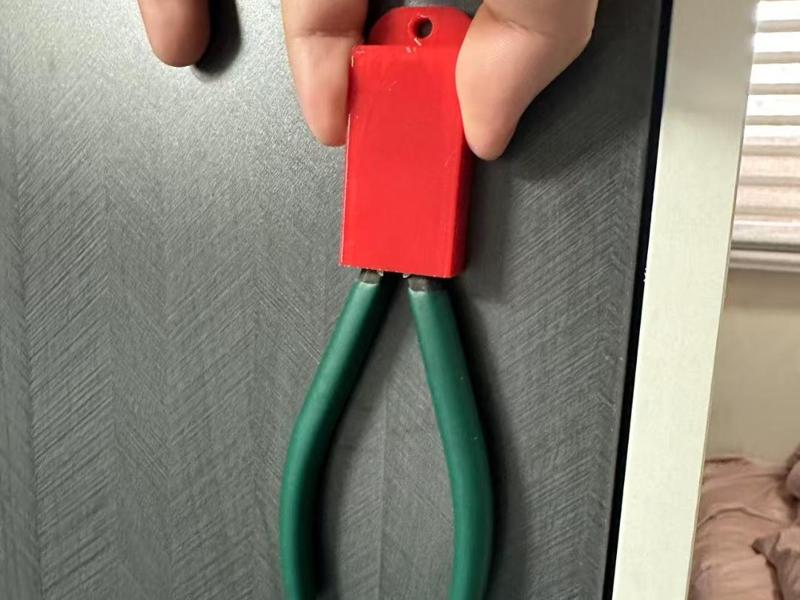 Diagonal Cutting Pliers Holder (Wall-mountable or Packable)