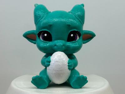 Flexi Baby Dragon with Egg