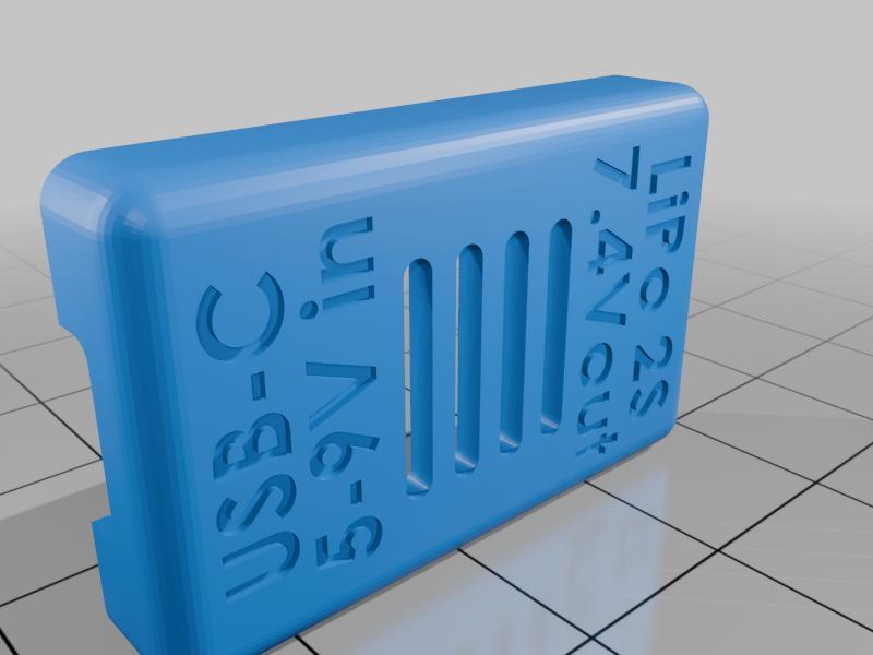 LX-LISC-V2 USB-C 2S or 3S LiPo Charging Board Case
