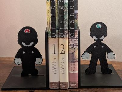 Mario & Luigi Modular Bookends