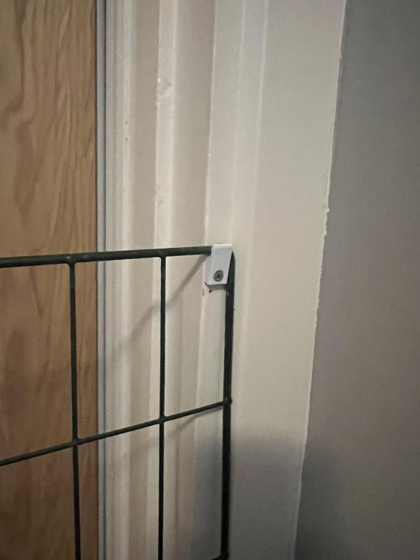 Hinges and reel for compost gate