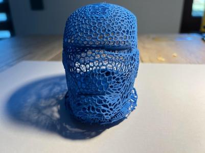 Ironman Headset Voronoi Style