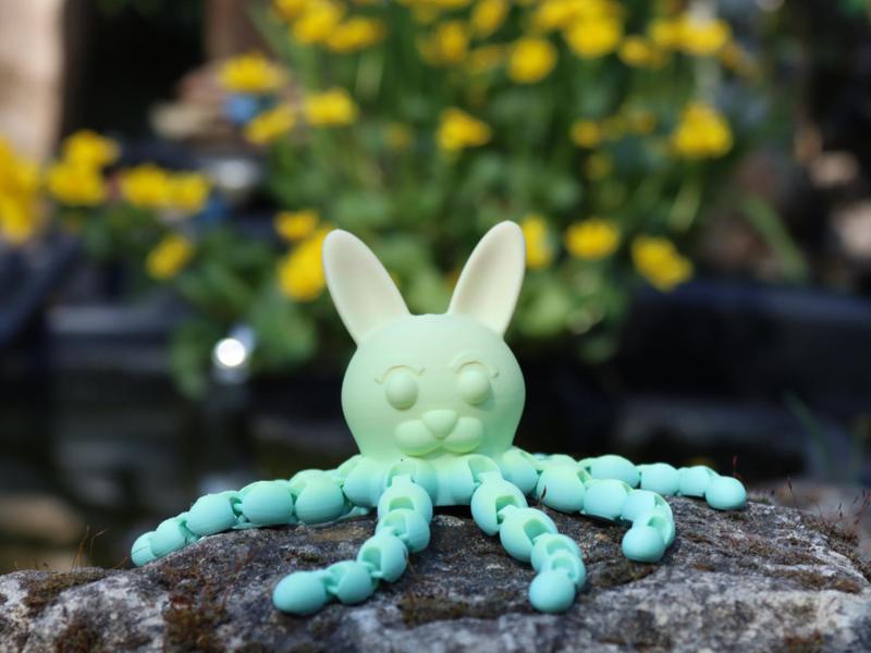 Cute Easter Articulated Octopus
