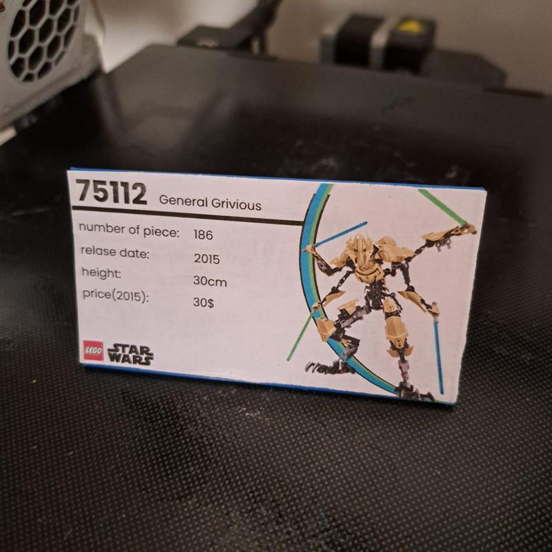 Lego Display Plaque