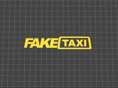 fake taxi mirror hanger, kaychain