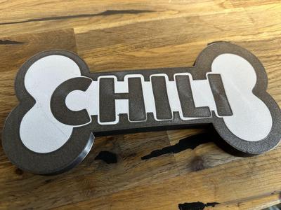 Doghouse name lightbox for Chili