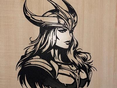 Viking Woman Wall Decor