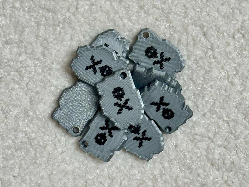 Tibia Sudden Death Rune Keychain (NO AMS)