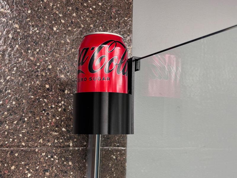 Cup Holder for Glass Shower Wall