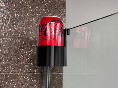 Cup Holder for Glass Shower Wall