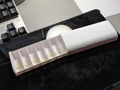 Sliding pill organizer 7 Day