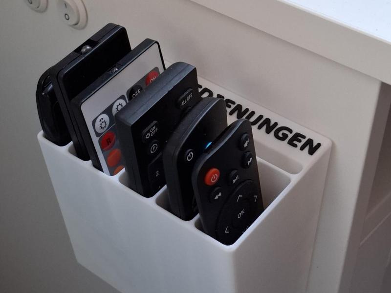 Holder for various remote controls
