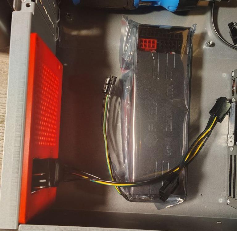 ATX PSU Backplane with holes for IEC receptacle and rocker power switch