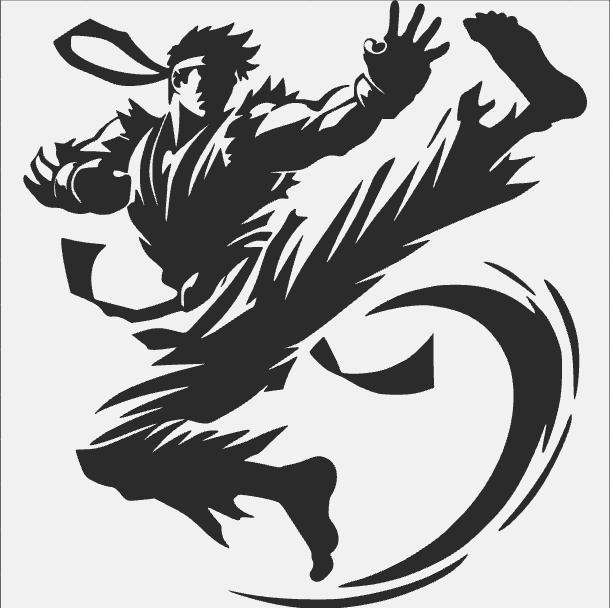 Street Fighter Inspired Lamp/Deco With Easy Solution For Front !