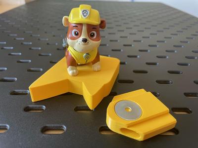 Tonies platform (magnetic, screwed to wall) // Tonies Plattform (magnetisch, an die Wand geschraubt)