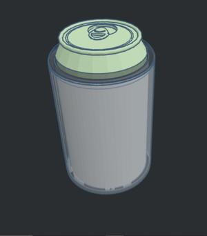 Koozie "Colder than Ice" using "PCM " 12oz Can