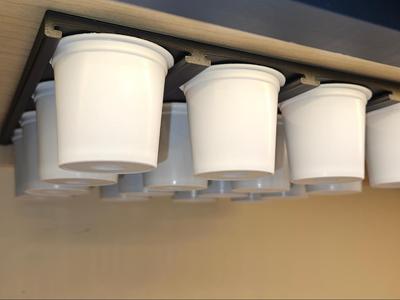 Low Profile 16 K Cup Coffee Pod Under Cabinet