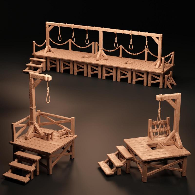 Gallows Set with Modular Stage