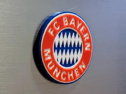 FC Bayern Munich - Embossed Fridge Magnet